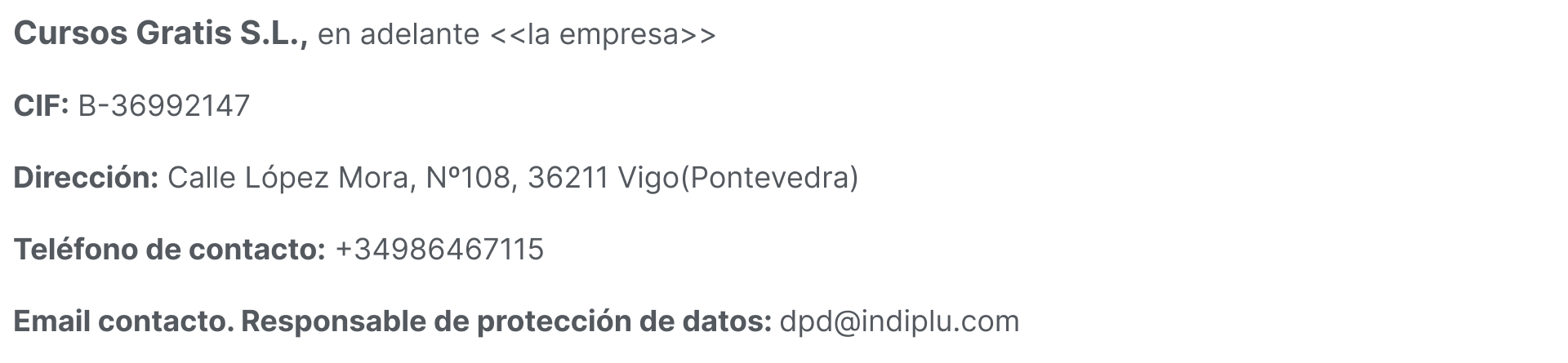 cursos gratis desempleados córdoba política de privacidad